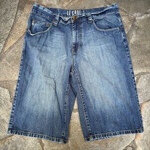 LL Cool J Mens 34 Denim Shorts Baggy Y2K Hip Hop Streetwear Jorts